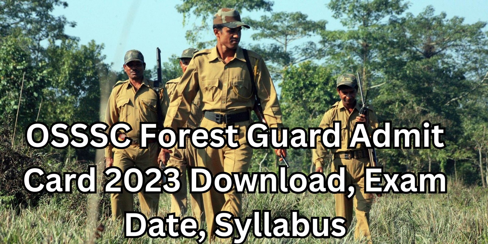 forest guard admit card 2023