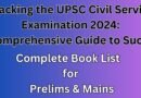 UPSC Civil Service Examination Complete Book List