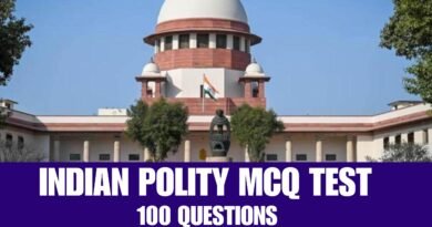 Indian Polity MCQ Test