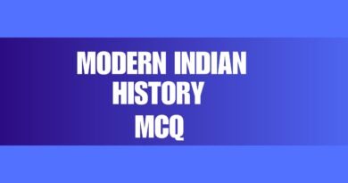 Modern Indian History MCQ Practice