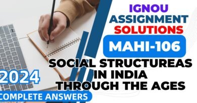 IGNOU History Assignment 2024 Solutions