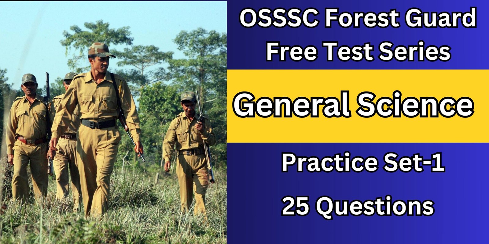 OSSSC Forest Guard Test Series