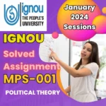 MA Political Science IGNOU MPS-001 Assignment Solutions