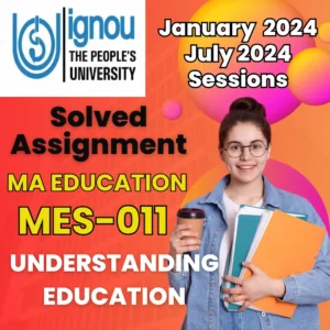 ignou ma education assignment answer