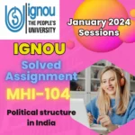 MA History IGNOU MHI-104 Assignment Solution