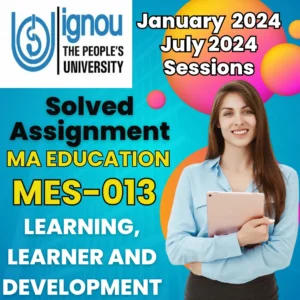 ignou mes 013 assignment answer