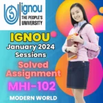 MA History IGNOU MHI-102 Assignment Solution