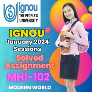 ignou mhi 102 assignment solution