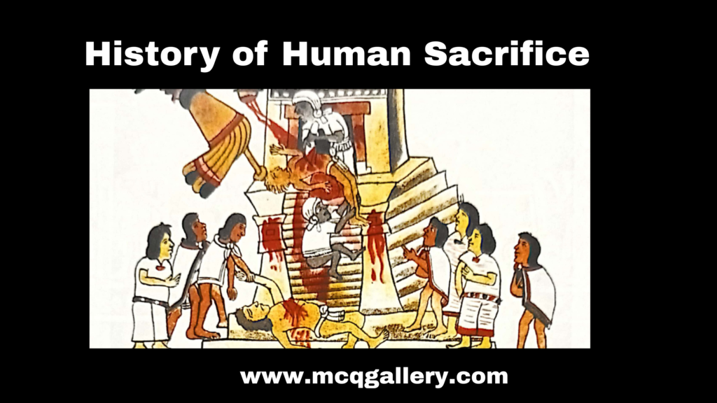 depiction of human sacrifice ritual in ancient civilization