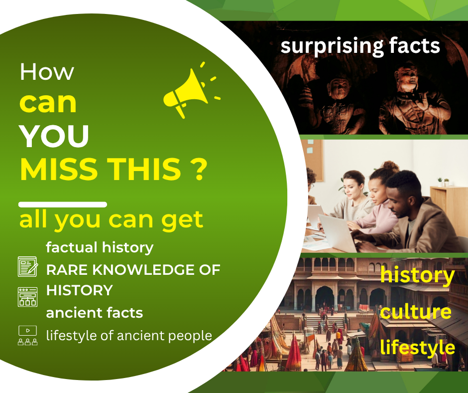 Illustration of ancient culture and lifestyle showing food clothing housing and traditions